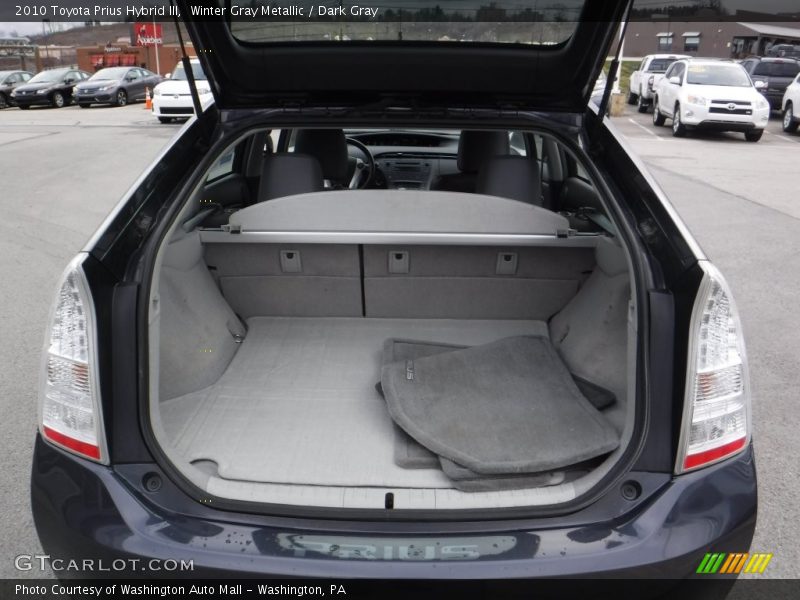 Winter Gray Metallic / Dark Gray 2010 Toyota Prius Hybrid III