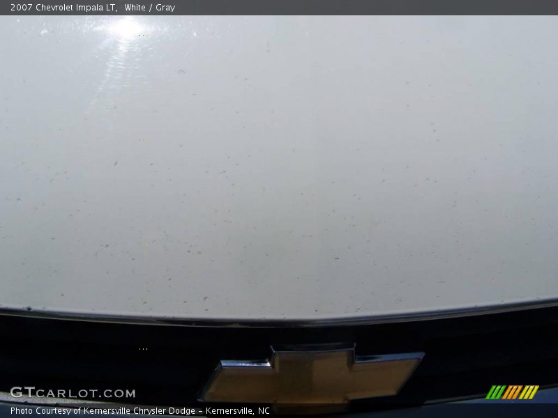 White / Gray 2007 Chevrolet Impala LT