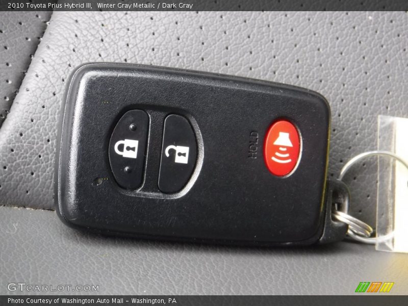 Winter Gray Metallic / Dark Gray 2010 Toyota Prius Hybrid III