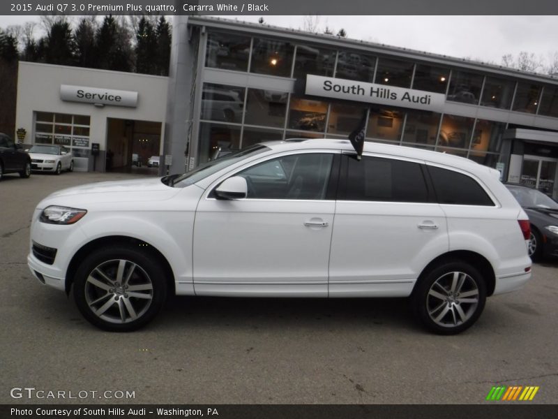 Cararra White / Black 2015 Audi Q7 3.0 Premium Plus quattro