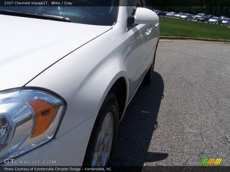 White / Gray 2007 Chevrolet Impala LT