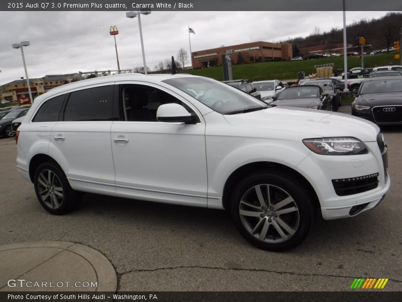 Cararra White / Black 2015 Audi Q7 3.0 Premium Plus quattro