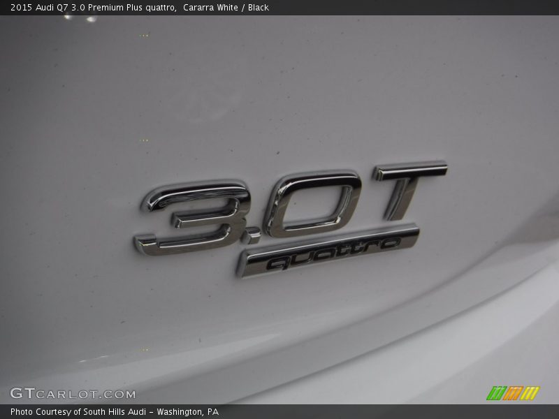 Cararra White / Black 2015 Audi Q7 3.0 Premium Plus quattro