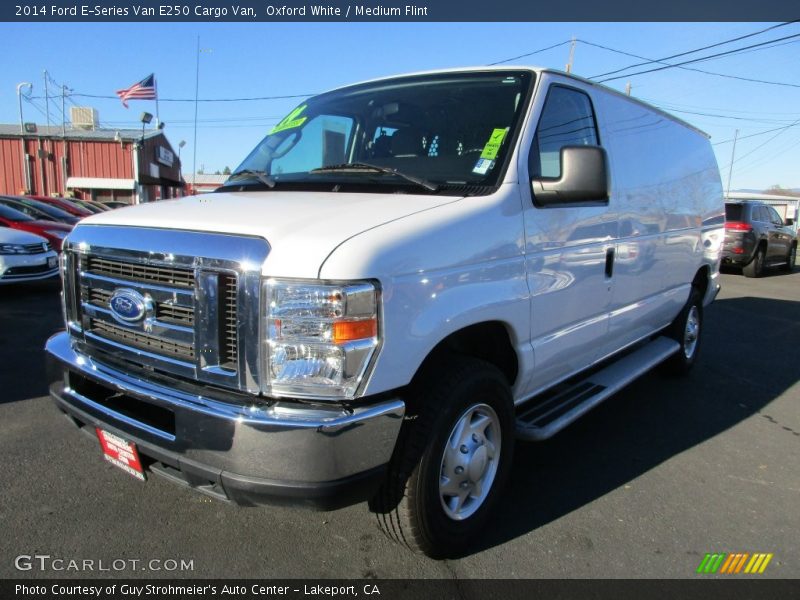 Oxford White / Medium Flint 2014 Ford E-Series Van E250 Cargo Van
