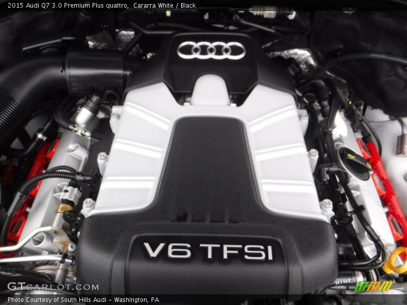 Cararra White / Black 2015 Audi Q7 3.0 Premium Plus quattro