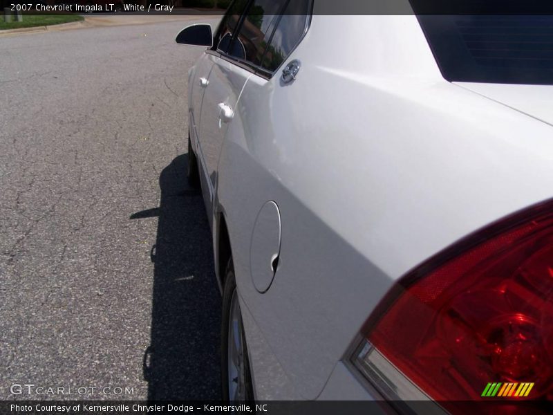 White / Gray 2007 Chevrolet Impala LT