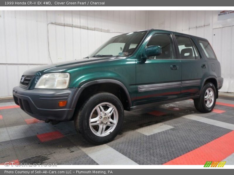 Clover Green Pearl / Charcoal 1999 Honda CR-V EX 4WD