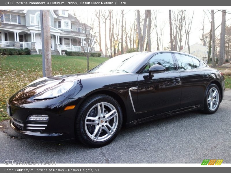 Basalt Black Metallic / Black 2013 Porsche Panamera 4 Platinum Edition
