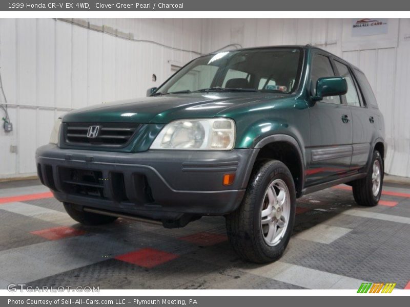 Clover Green Pearl / Charcoal 1999 Honda CR-V EX 4WD