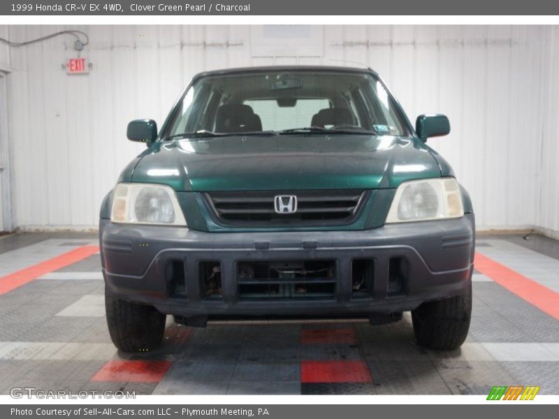 Clover Green Pearl / Charcoal 1999 Honda CR-V EX 4WD