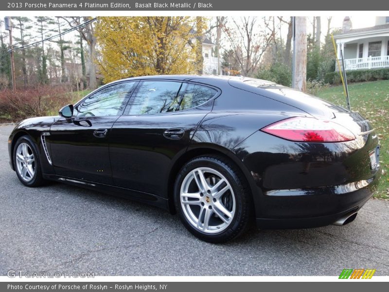 Basalt Black Metallic / Black 2013 Porsche Panamera 4 Platinum Edition