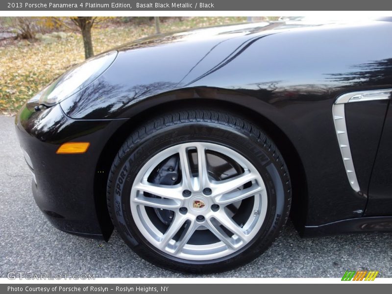 Basalt Black Metallic / Black 2013 Porsche Panamera 4 Platinum Edition