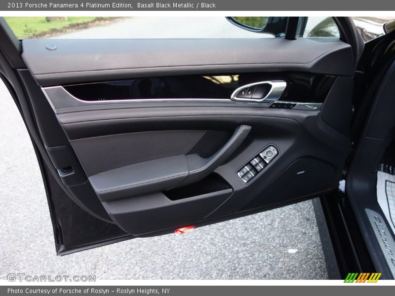 Basalt Black Metallic / Black 2013 Porsche Panamera 4 Platinum Edition