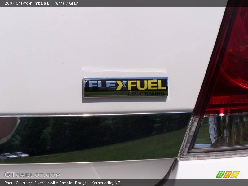 White / Gray 2007 Chevrolet Impala LT
