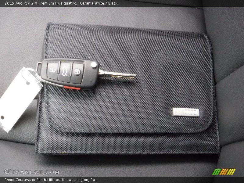 Cararra White / Black 2015 Audi Q7 3.0 Premium Plus quattro