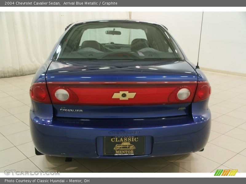 Arrival Blue Metallic / Graphite 2004 Chevrolet Cavalier Sedan