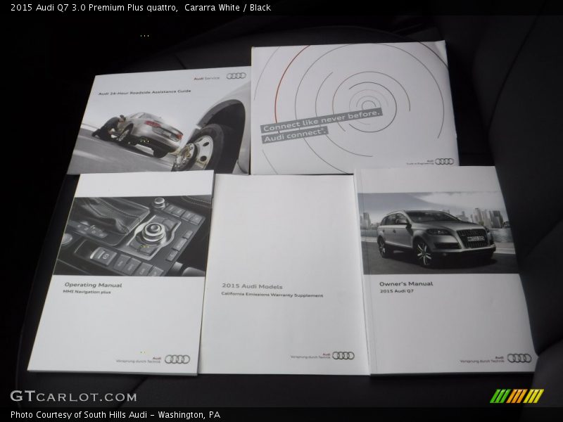 Cararra White / Black 2015 Audi Q7 3.0 Premium Plus quattro