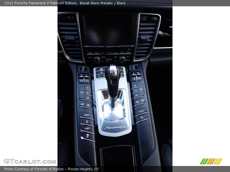 Basalt Black Metallic / Black 2013 Porsche Panamera 4 Platinum Edition