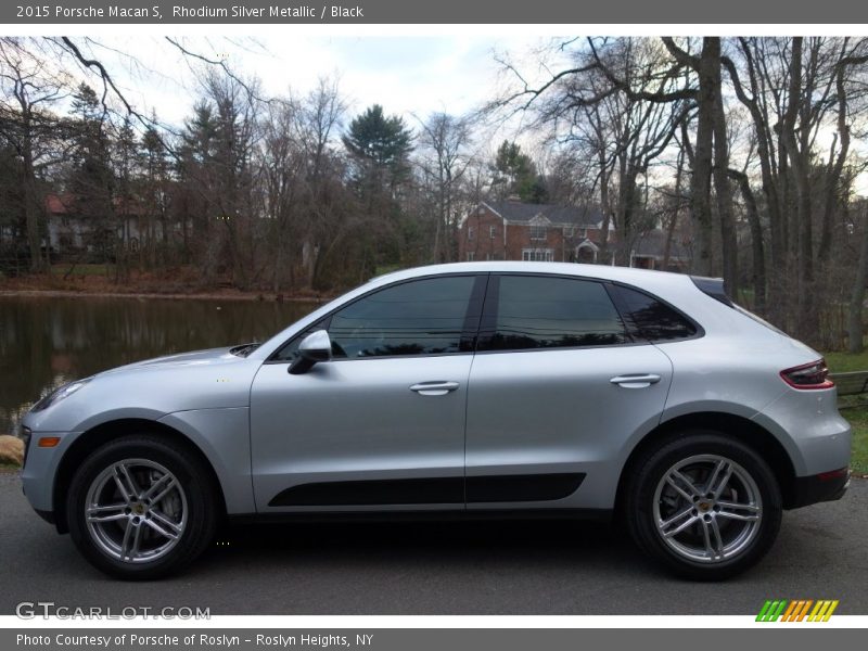  2015 Macan S Rhodium Silver Metallic