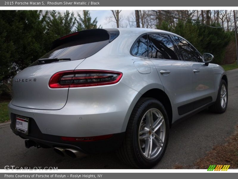 Rhodium Silver Metallic / Black 2015 Porsche Macan S