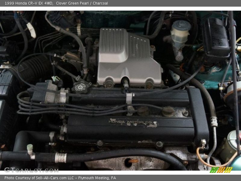 Clover Green Pearl / Charcoal 1999 Honda CR-V EX 4WD