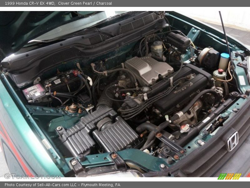 Clover Green Pearl / Charcoal 1999 Honda CR-V EX 4WD