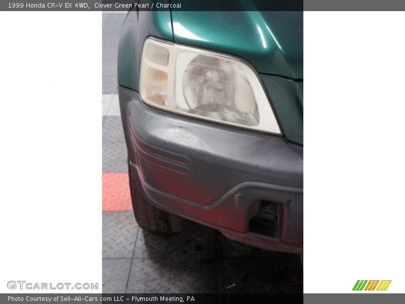 Clover Green Pearl / Charcoal 1999 Honda CR-V EX 4WD