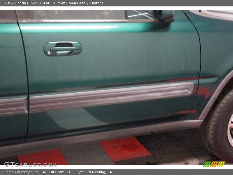 Clover Green Pearl / Charcoal 1999 Honda CR-V EX 4WD
