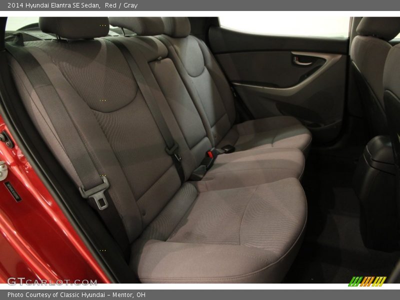 Red / Gray 2014 Hyundai Elantra SE Sedan