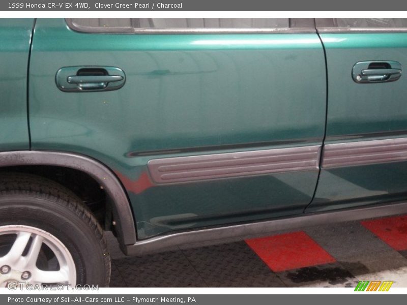 Clover Green Pearl / Charcoal 1999 Honda CR-V EX 4WD