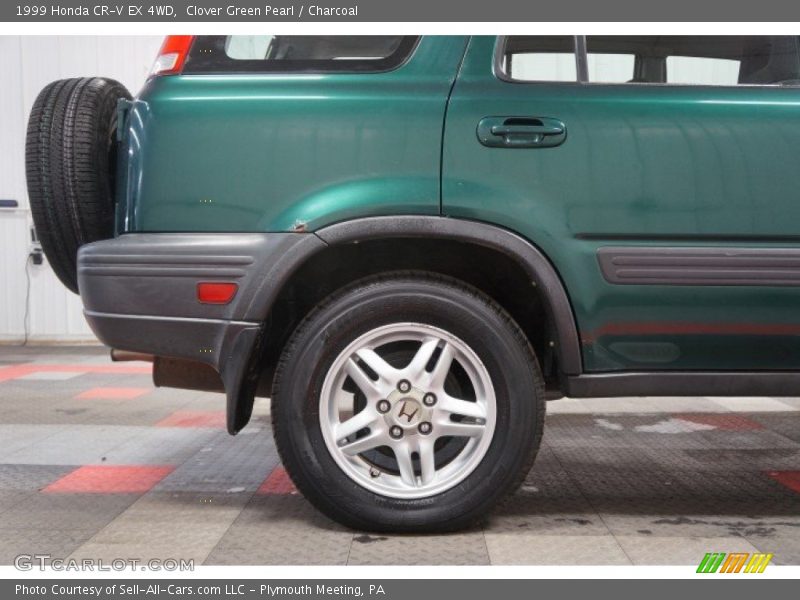 Clover Green Pearl / Charcoal 1999 Honda CR-V EX 4WD