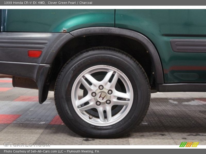 Clover Green Pearl / Charcoal 1999 Honda CR-V EX 4WD