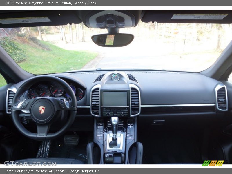 White / Black 2014 Porsche Cayenne Platinum Edition