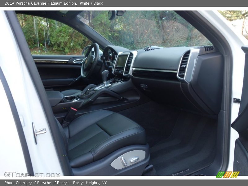 White / Black 2014 Porsche Cayenne Platinum Edition