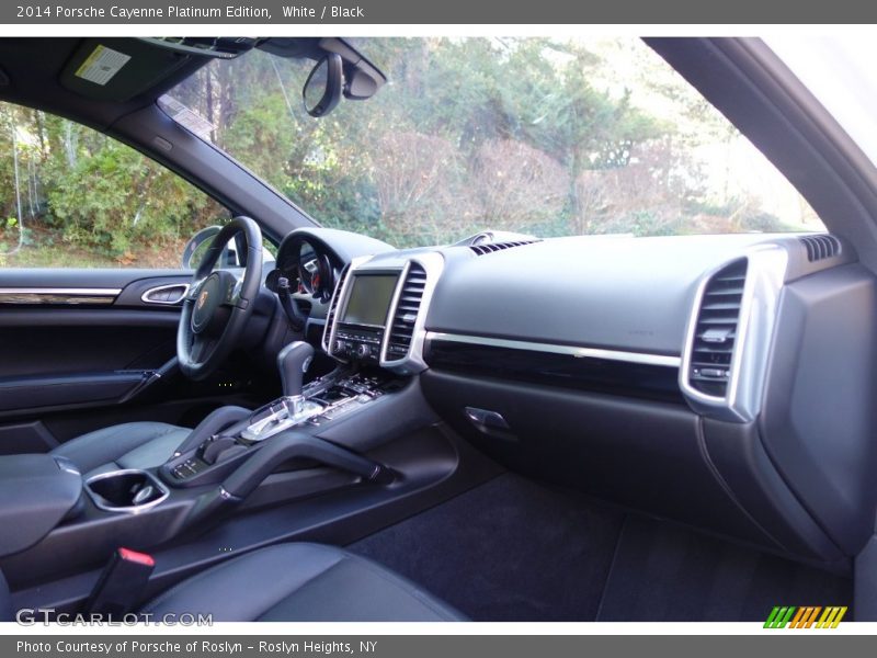 White / Black 2014 Porsche Cayenne Platinum Edition