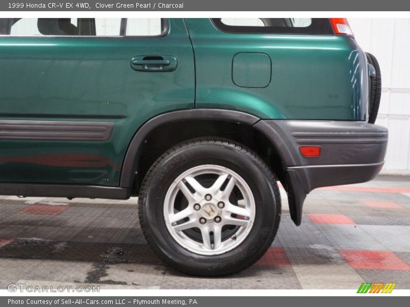 Clover Green Pearl / Charcoal 1999 Honda CR-V EX 4WD