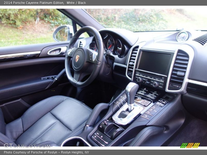 White / Black 2014 Porsche Cayenne Platinum Edition