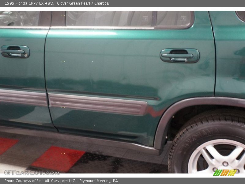 Clover Green Pearl / Charcoal 1999 Honda CR-V EX 4WD