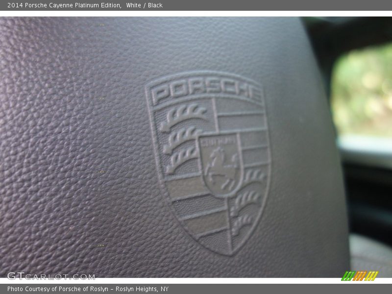 White / Black 2014 Porsche Cayenne Platinum Edition