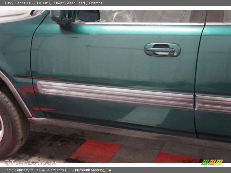 Clover Green Pearl / Charcoal 1999 Honda CR-V EX 4WD
