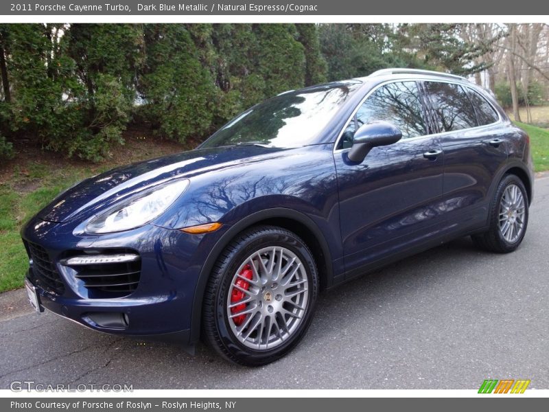 Dark Blue Metallic / Natural Espresso/Cognac 2011 Porsche Cayenne Turbo