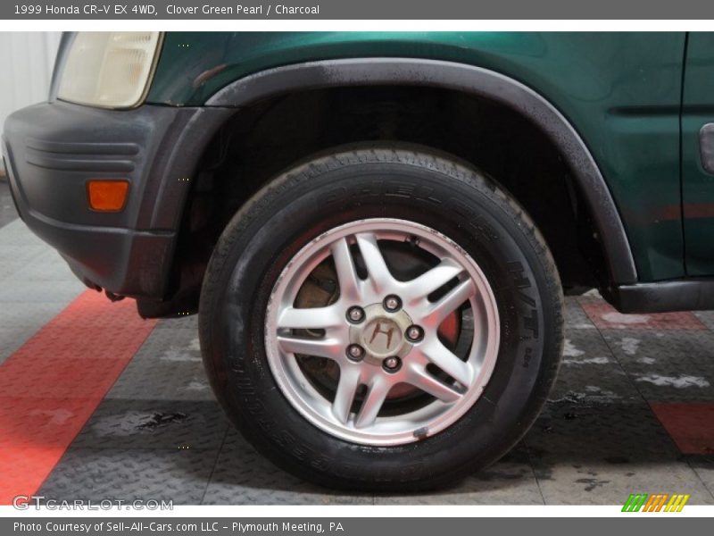 Clover Green Pearl / Charcoal 1999 Honda CR-V EX 4WD