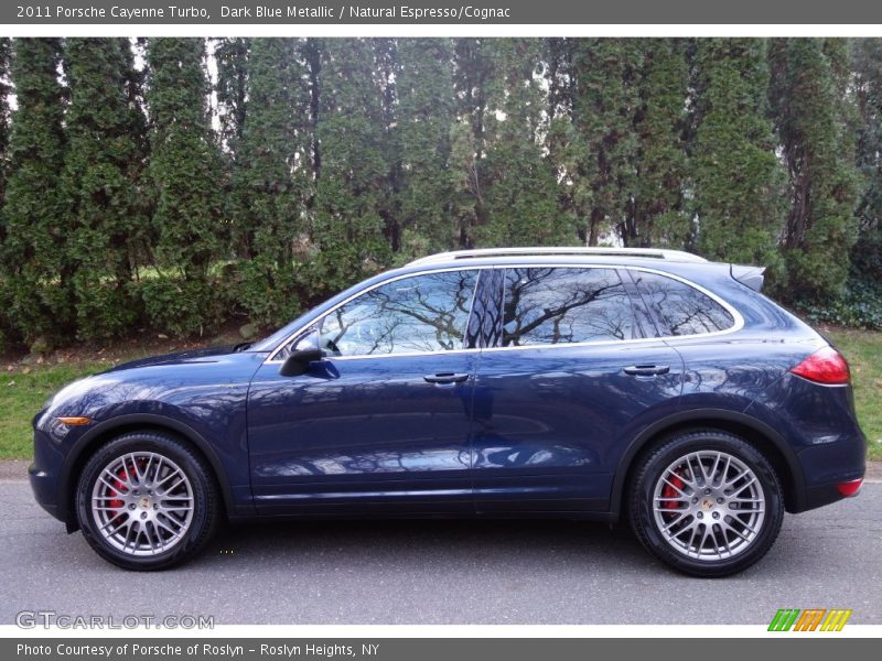 Dark Blue Metallic / Natural Espresso/Cognac 2011 Porsche Cayenne Turbo