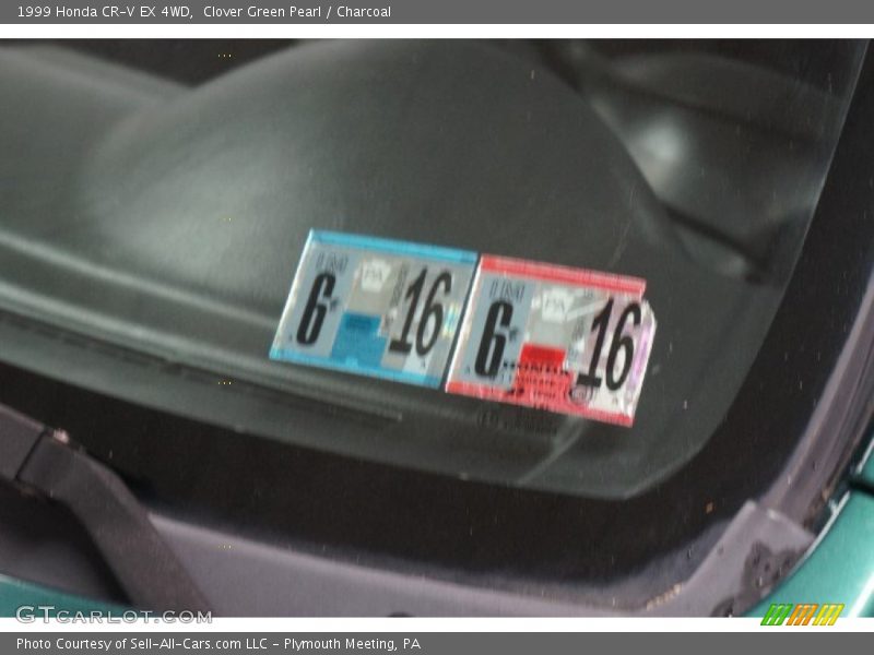 Clover Green Pearl / Charcoal 1999 Honda CR-V EX 4WD
