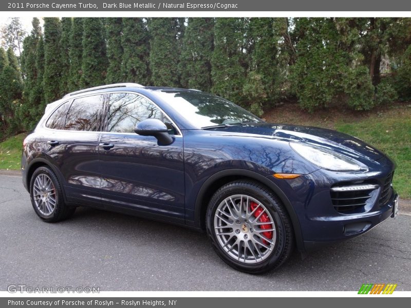 Dark Blue Metallic / Natural Espresso/Cognac 2011 Porsche Cayenne Turbo