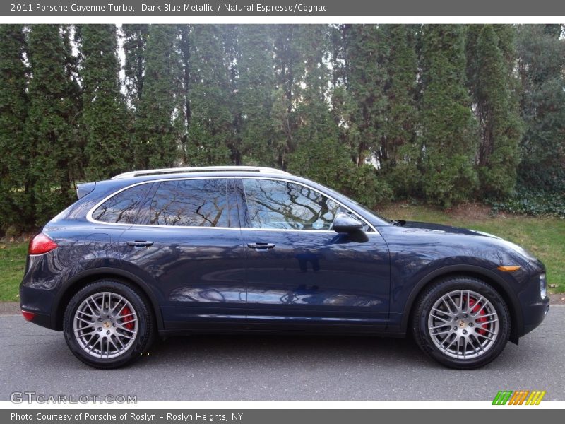 Dark Blue Metallic / Natural Espresso/Cognac 2011 Porsche Cayenne Turbo