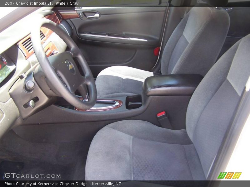 White / Gray 2007 Chevrolet Impala LT