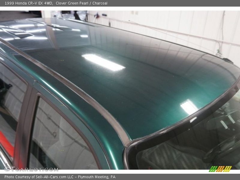 Clover Green Pearl / Charcoal 1999 Honda CR-V EX 4WD