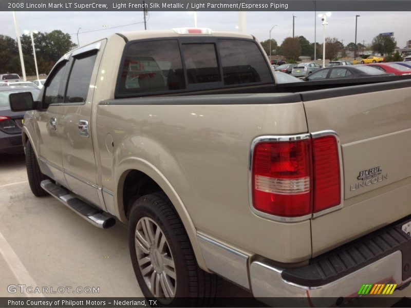 Light French Silk Metallic / Light Parchment/Espresso Piping 2008 Lincoln Mark LT SuperCrew