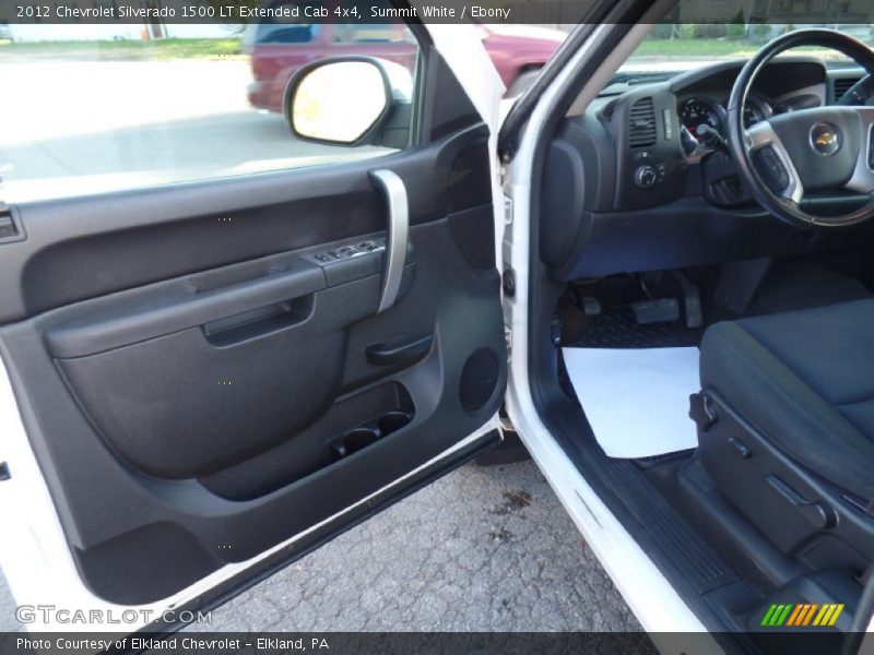 Summit White / Ebony 2012 Chevrolet Silverado 1500 LT Extended Cab 4x4